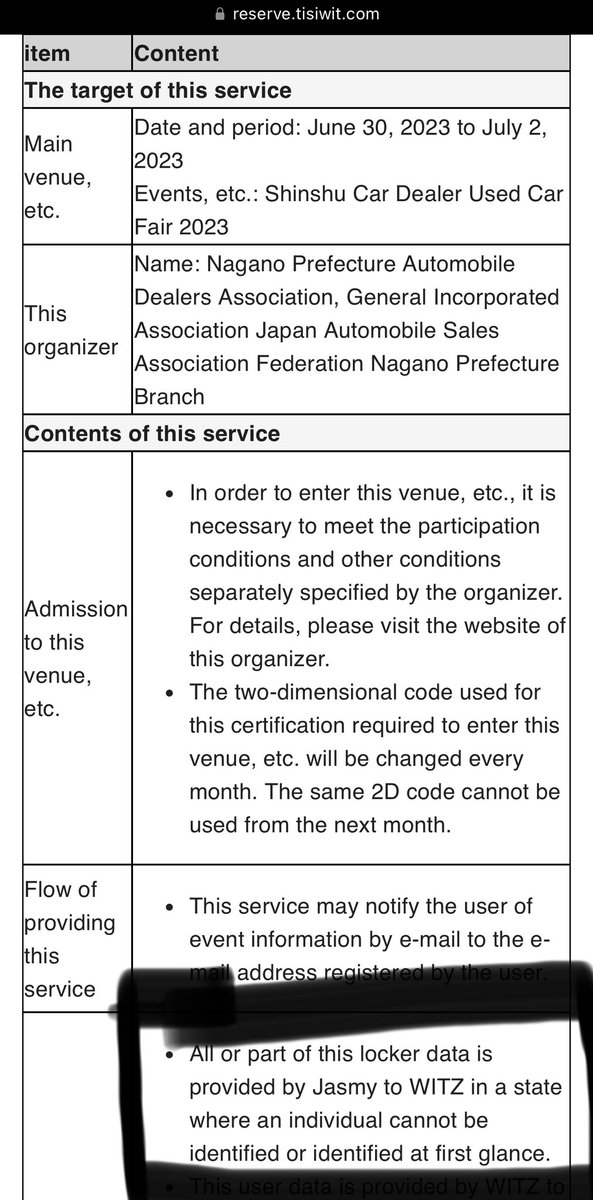 LilBidMan's tweet photo. this screenshot is from the service contract. #Jasmy $Jasmy #ジャスミー
#Witz @HARA_JasmyCFO @JasmyMGT @WitzCorporation #personaldatalocker @cz_binance @binance @_RichardTeng #Nagano https://t.co/qSol8ZC8CU