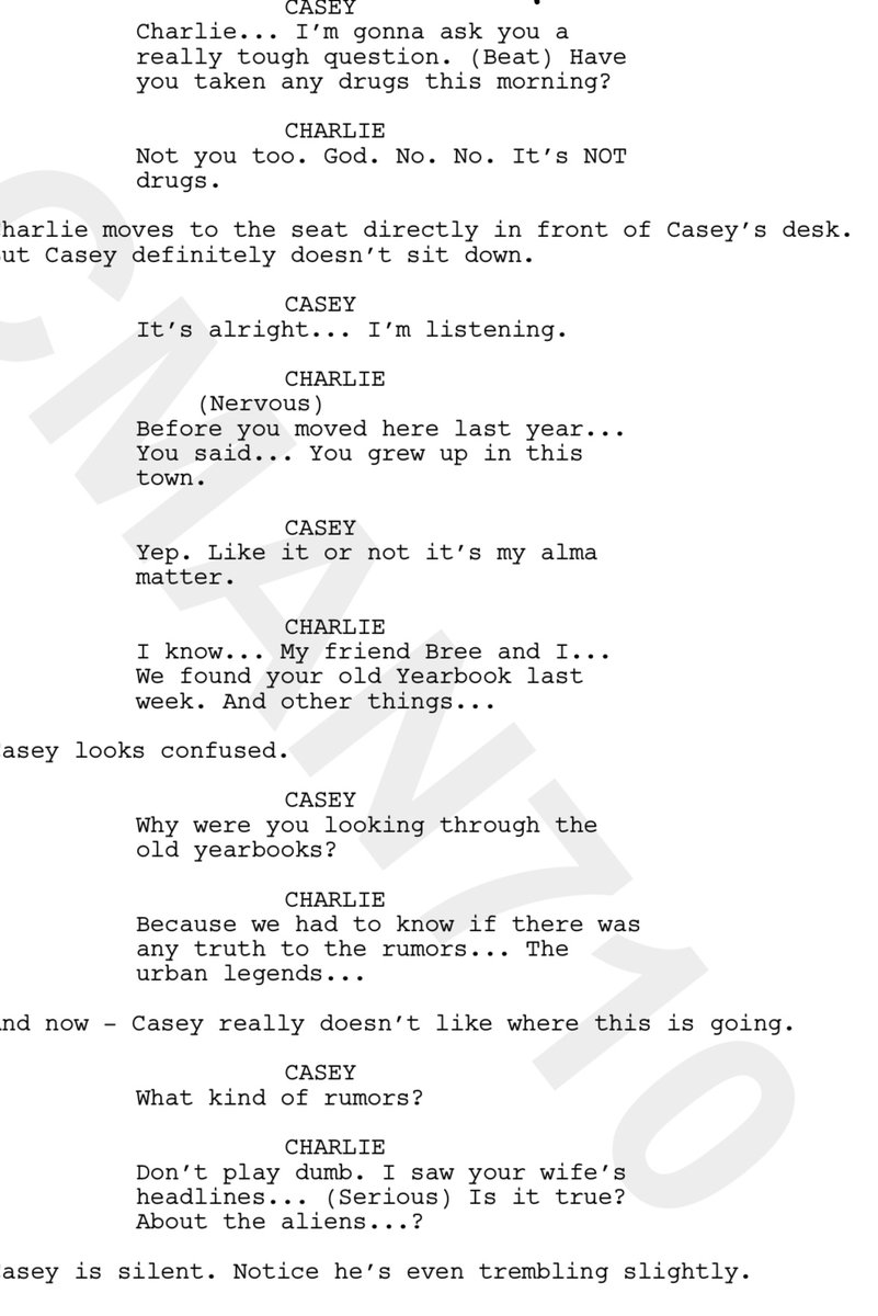Cman710's tweet photo. A first look at my fan script sequel to #TheFaculty, #TheStudentBody. https://t.co/x6knYU4W7a