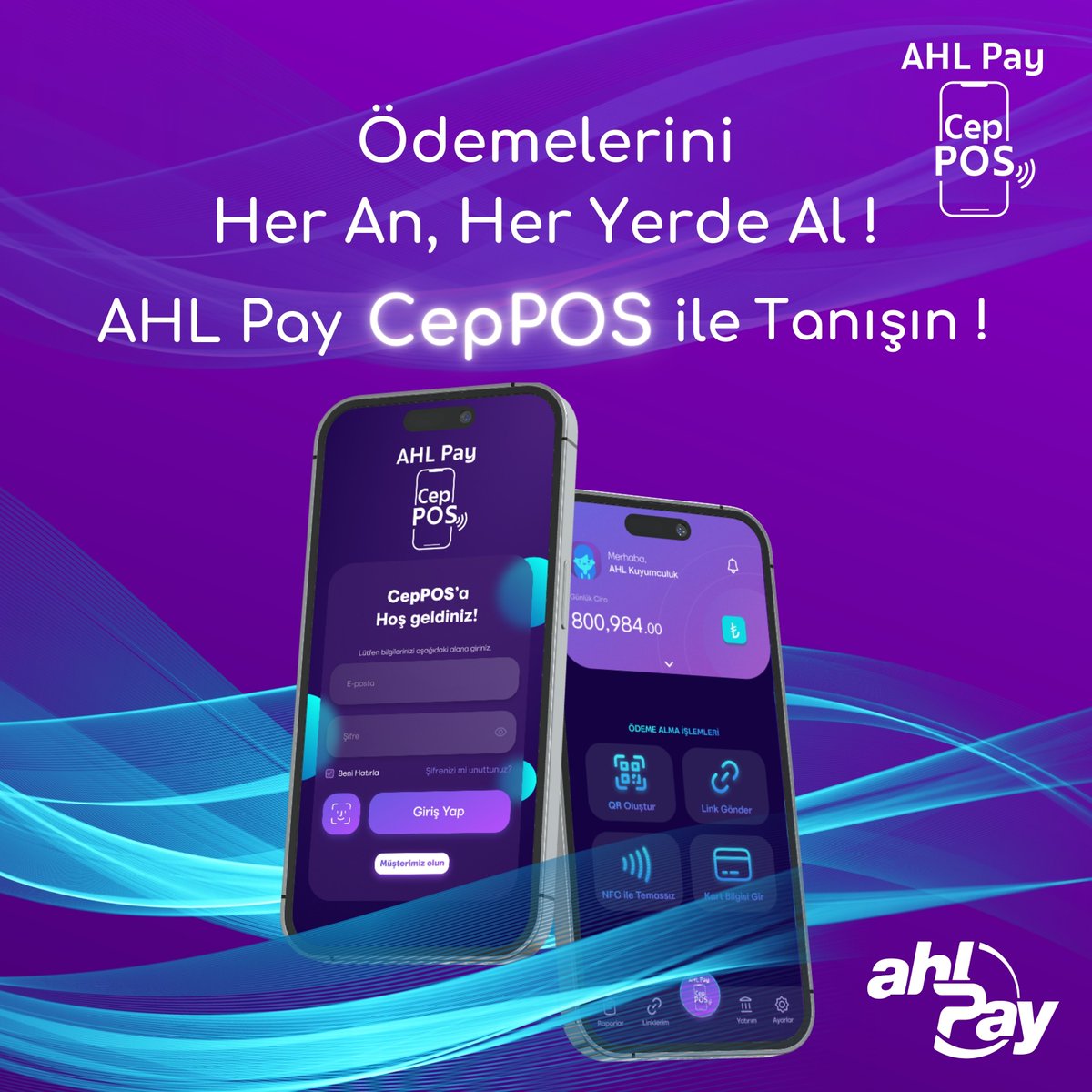 AHL_Pay's tweet photo. Uzaktan ödeme almak CepPOS ile mümkün! POS kullanıcısı ve kart sahibi uzak mesafelerde ise, çözüm CepPOS. Link yada QR göndererek hemen ödemenizi alabilirsiniz. 💳📲
#CepPOS #AHLPay #Ahlatcı https://t.co/wfPW81t8Kl