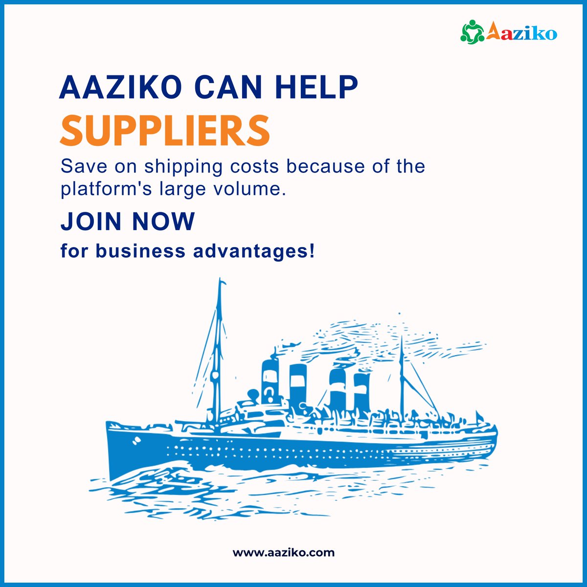 Join our platform now to tap into the advantages of our large volume, providing suppliers with unparalleled business benefits. Don't miss out on the opportunity to optimize your logistics and boost your bottom line. Join AAZIKO today!
#AAZIKO #ShippingSavings #BusinessAdvantages