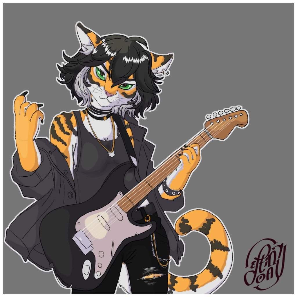 deptionary's tweet image. do you want to hear some RockN'Rawr??

#furry #furryart #furryartwork #tiger #rocknroll #FurryOC