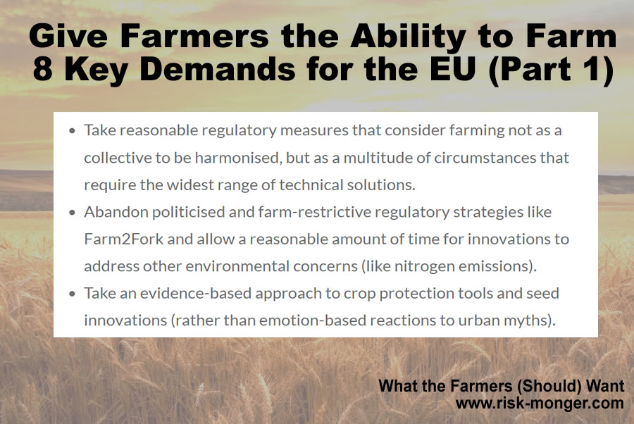 zaruk's tweet photo. While there are many demands farmers are making, their leadership failed to articulate them clearly. This has allowed activists to come in and speak for a profession they have insulted and lied about. Typical opportunists.
Pt 1 of the 8 key demands from https://t.co/lsHoeqF6lo https://t.co/lBVyUvc9sF