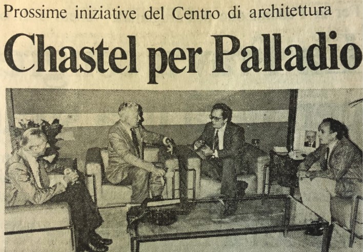 Pour sa 5eme séance des Rencontres le <a href="/centrechastel/">Centre André-Chastel Laboratoire de recherche</a>  invite Jean Potel qui évoquera « Les heureuses surprises de l’architecture palladienne ». André Chastel, action publique et scientifique entre Vicence et la France.
Le 7 février 2024 à 18 h à l'INHA
bit.ly/42yLmVu