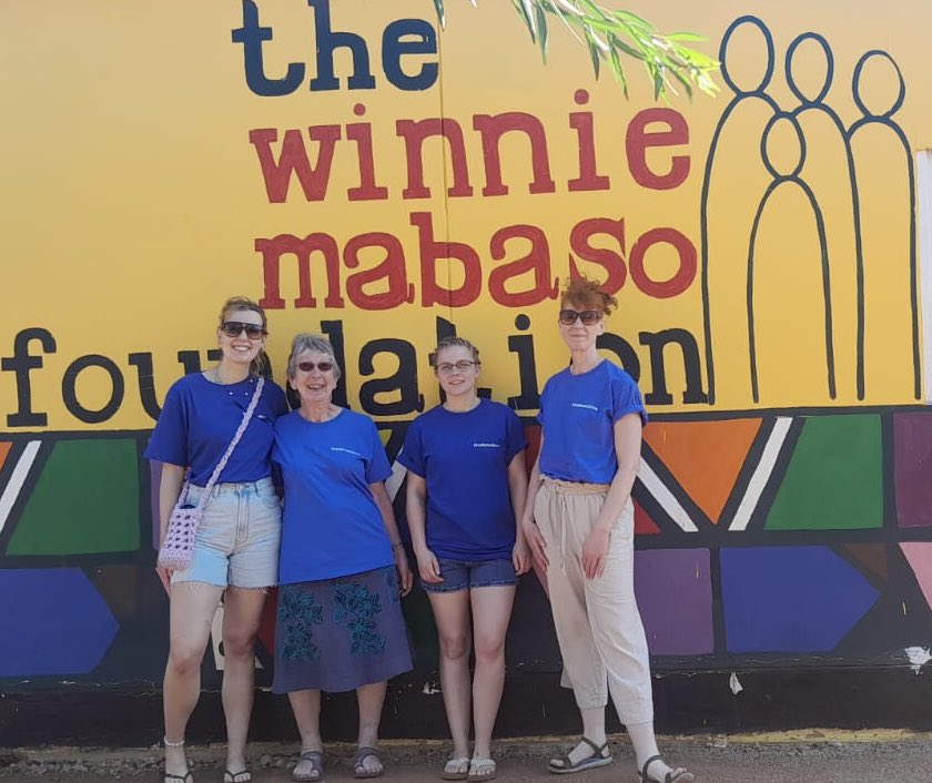 Our volunteers are ready for some hard work! #MabasoLove 💙🇿🇦