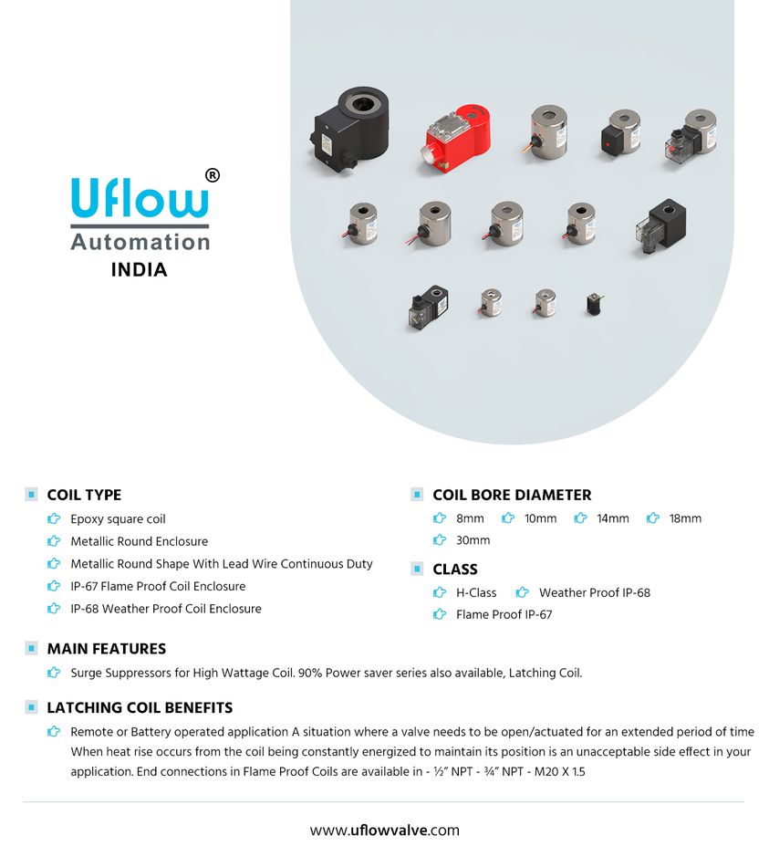 uflowvalve's tweet image. "Elevate Your Automation Uflow: Your Go-To Solenoid Coil Manufacturer and Supplier in India! 🌐🔧"

uflowvalve.com/solenoid-coil

#UflowAutomation #SolenoidCoil  #FluidAutomation #TechInIndia

📧 Email: sales@uflowvalve.com
📞 Call/Text: +91+91 851 109 8822