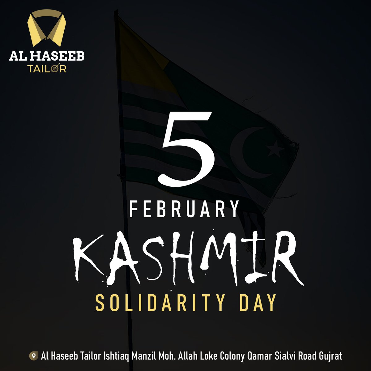 alhaseebtailor's tweet photo. Resonating with the essence of unity, Al Haseeb Tailor stands in solidarity on Kashmir Day, 5th February. Our prayers and hopes extend to the resilient hearts of Jammu and Kashmir, as we strive together for justice, human rights, and lasting peace. #alhaseebtailor #KashmirDay https://t.co/VTzGTGYdSg