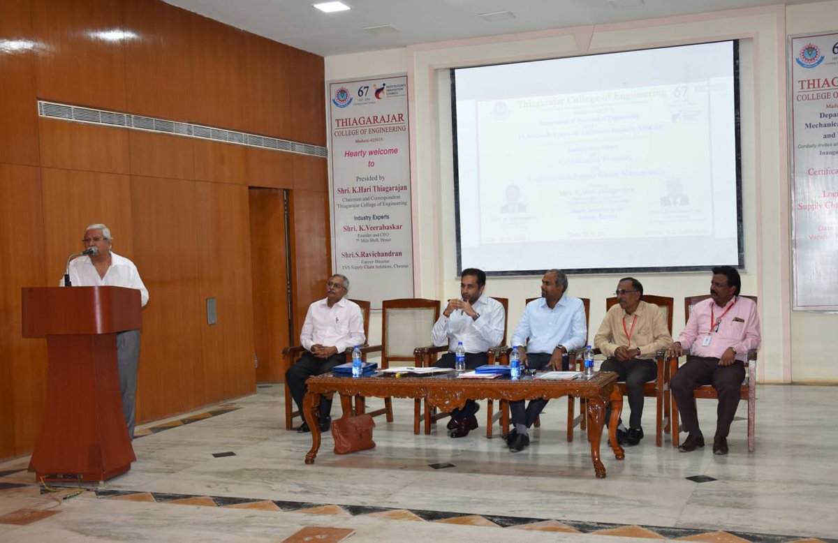 tceofficialpage's tweet photo. π TCE's Mechanical Engineering & TSSCAR express gratitude for the successful Logistics & Supply Chain Management Certification Program Inauguration. Thanks to all! π #TCELogisticsInauguration #SupplyChainSuccess #TSSCAR #MechanicalEngineering #TCEEvents #LogisticsCertification https://t.co/z5PNXuVq5n