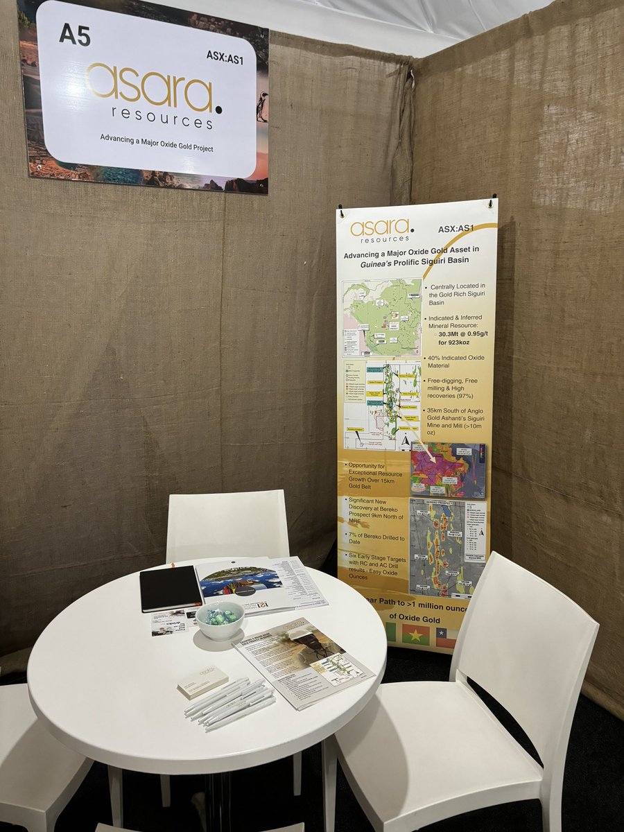 Asara Resources back in Cape Town for the #121mininginvestment event