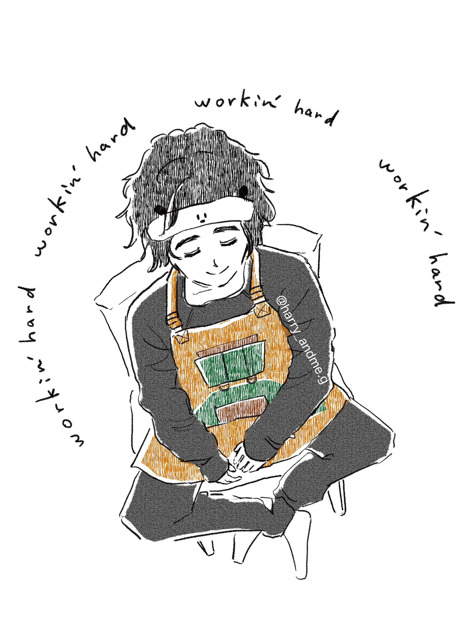 藤井風 Workin' Hard エプロン 【公式通販】