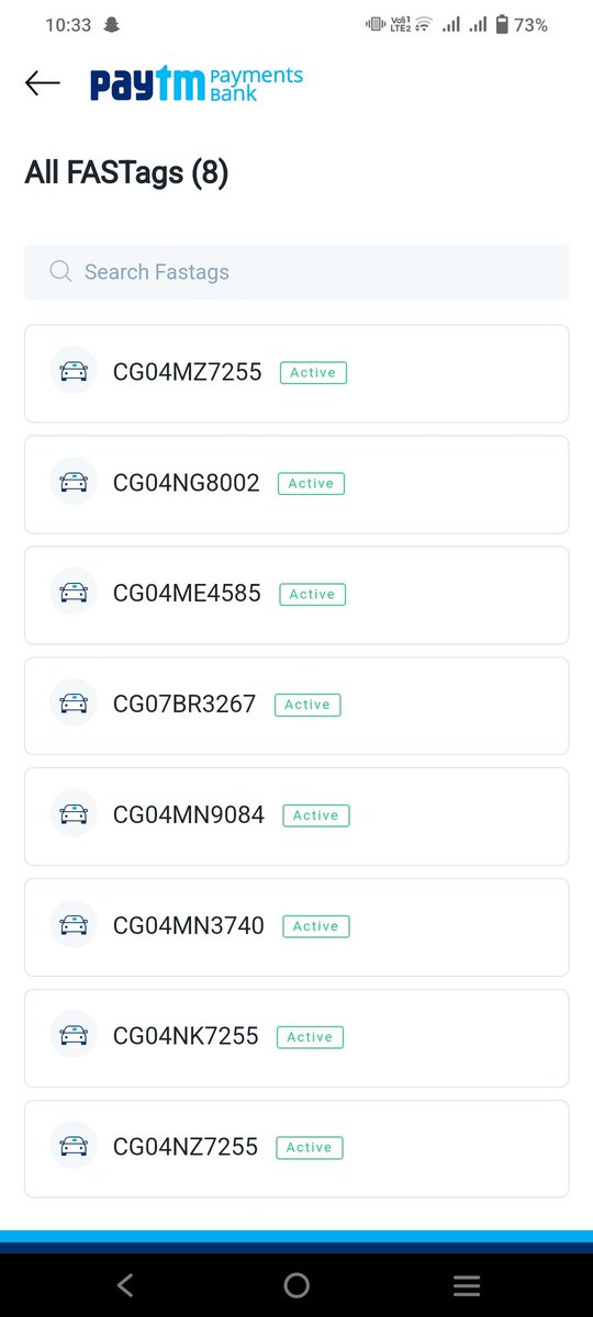 vivek7192's tweet photo. @paytmbankcare  fattag  will work or not after removal of wallets

I have 8 Fasttag linked https://t.co/7QKTtzcRJK