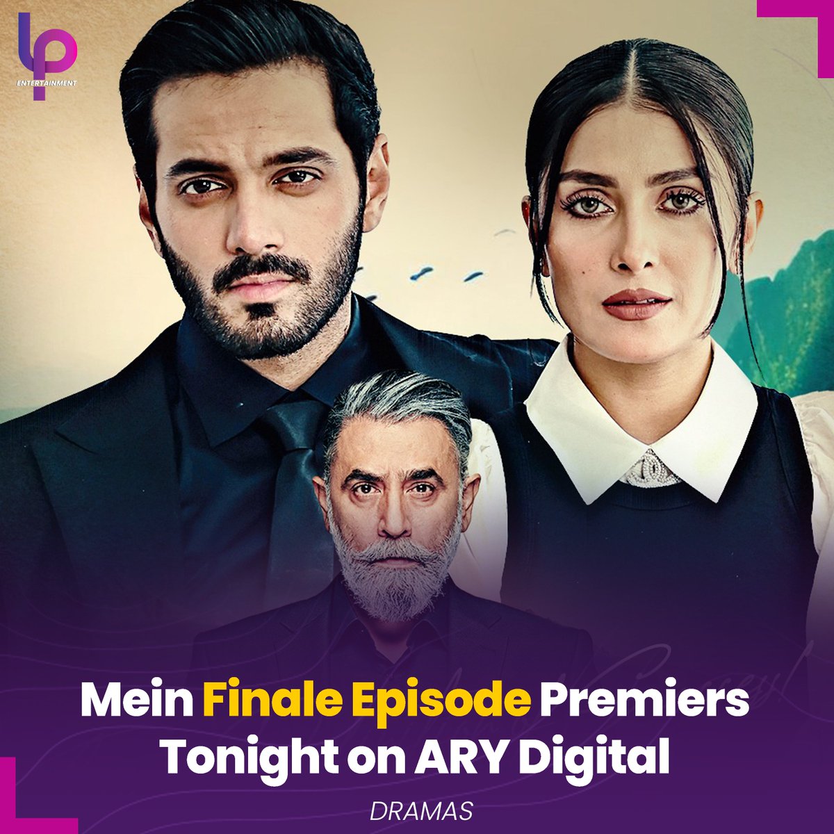 Wahaj Ali and Ayeza Khan starrer 'Mein' is coming to an end tonight as the last finale episode is set to air on ARY Digital at 8 PM. 
What ending you expect from this drama serial? 👀

#Zaid #MubashirsaJaffar #BadarMehmood #MeinOnAry #LPEntertainment