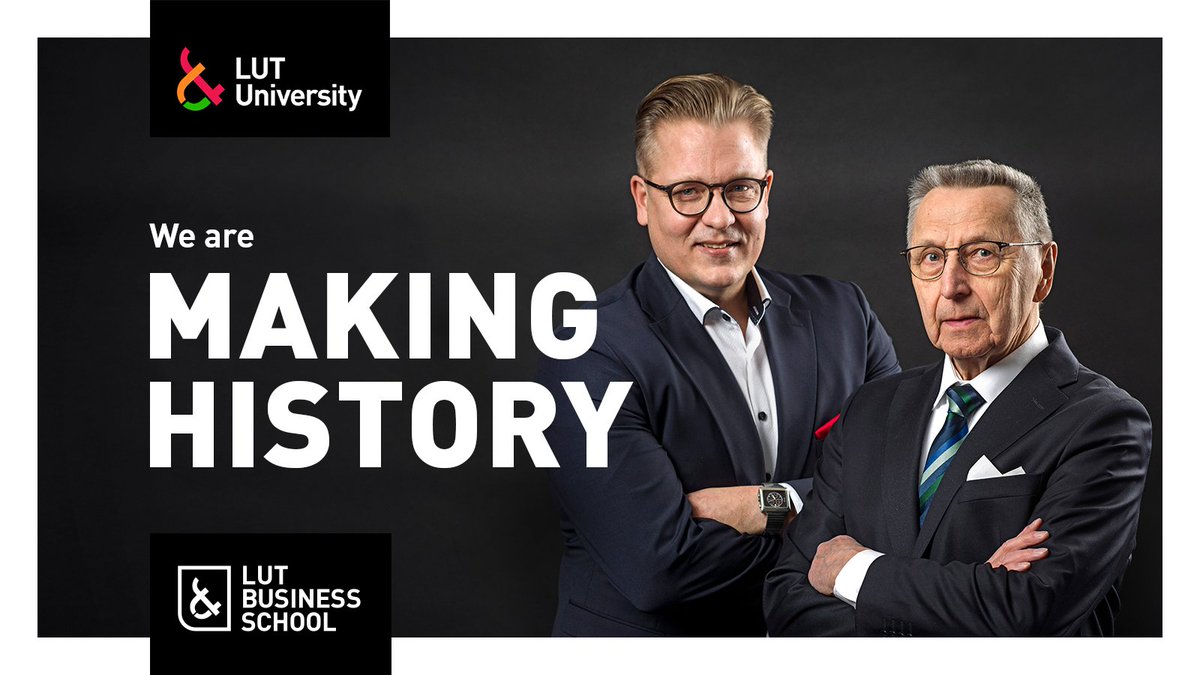 We’re building Finland’s first sales education cluster with a historic five-million-euro donation. 🚀

Jalo and Anja Paananen’s donation is presumably the largest ever private donation to a Finnish university. 🔥

➔ Read more: lut.fi/en/news/lut-re…

#lutbiz
#saleseducation