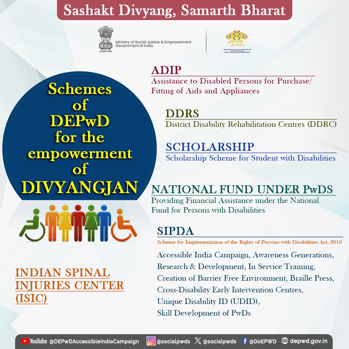 Divyang Empowerment (@socialpwds) on Twitter photo Inclusivity in action: TRANSFORMING LIVES WITH DEDICATED SCHEMES of DEPwD
#SashaktDivyangSamarthBharat
<a href="/Drvirendrakum13/">Dr. Virendra Kumar</a>
<a href="/RamdasAthawale/">Dr.Ramdas Athawale</a>
<a href="/PratimaBhoumik/">Pratima Bhoumik</a>
<a href="/ANarayana_swamy/">A Narayanaswamy (Modi Ka Pariwar)</a>
<a href="/rajeshaggarwal/">rajeshaggarwal</a> Inclusivity in action: TRANSFORMING LIVES WITH DEDICATED SCHEMES of DEPwD
#SashaktDivyangSamarthBharat
<a href="/Drvirendrakum13/">Dr. Virendra Kumar</a>
<a href="/RamdasAthawale/">Dr.Ramdas Athawale</a>
<a href="/PratimaBhoumik/">Pratima Bhoumik</a>
<a href="/ANarayana_swamy/">A Narayanaswamy (Modi Ka Pariwar)</a>
<a href="/rajeshaggarwal/">rajeshaggarwal</a>