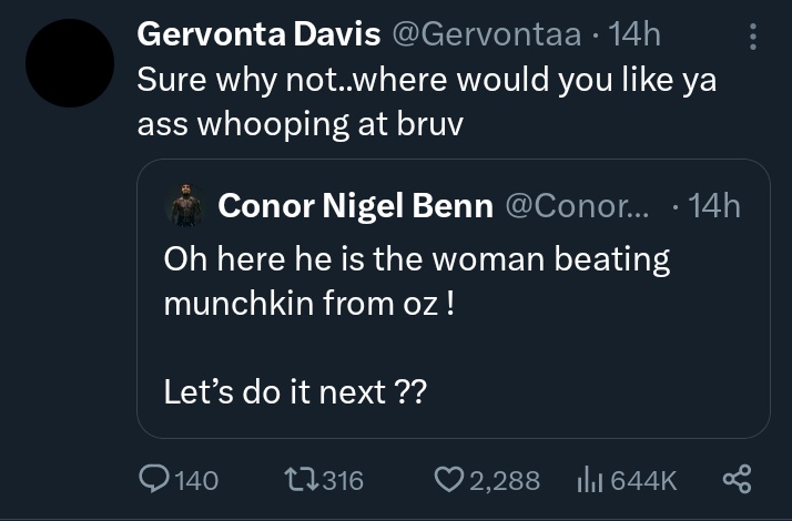 BoxingNaija's tweet photo. Beautiful exchange between @ConorNigel and Tank @Gervontaa. It's getting heated up!!! 🥊

#Boxing #BoxingNaija #TankBenn https://t.co/K0ZFfKofAt