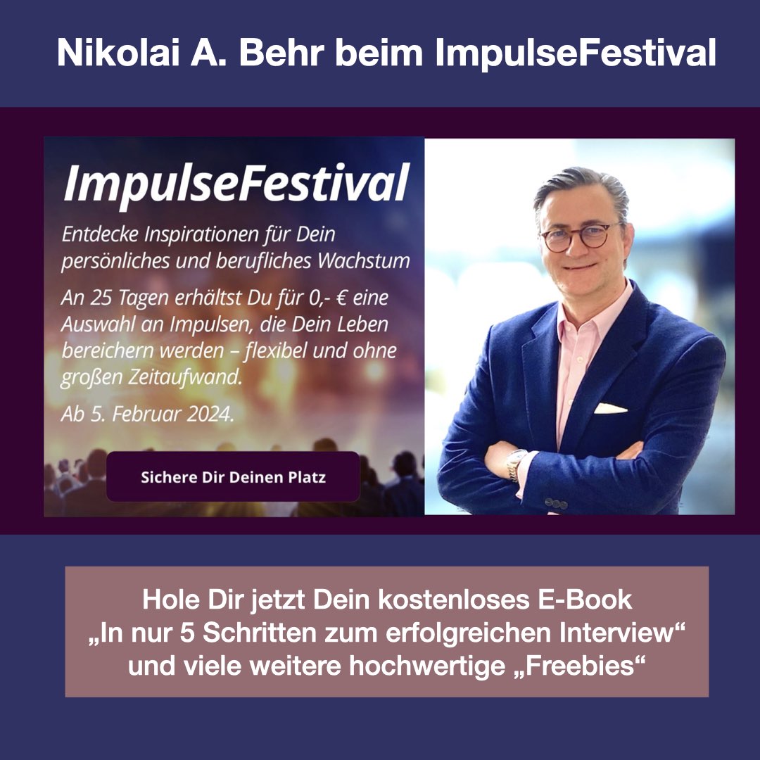 DIKT_Muc's tweet photo. Starten Sie mit uns ins #ImpulseFestival2024! 🚀 Unter der Leitung von @gabygraupner  gibts Tipps für Kommunikations, Digitalisierung &amp; strategisches Unternehmertum.
25 Tage, 25 Experten, 0€.  📚💼 #PersönlichesWachstum #LEadership #KommunikationsProfi
https://t.co/lTxRZpKMdm https://t.co/xheGbJIPvl