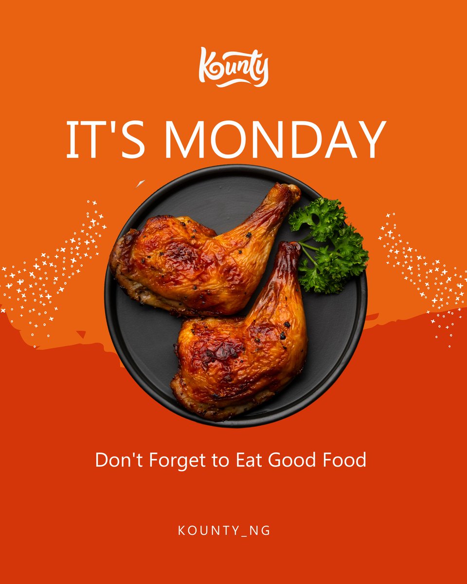 kounty_ng's tweet photo. Monday munchies? We've got you covered! Visit us for a tasty start to the week at Kounty!

#kounty #kountyUI #foodies #ibadan #davido #30BG https://t.co/6hW8sUEKf7