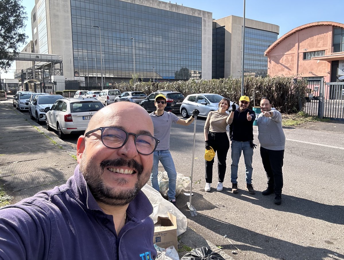TokyoElectronEU's tweet image. Last week, #TEL Catania's office organized and actively engaged in a #CSR initiative, partnering with #Legambiente. 
They spent a few hours on Sunday morning cleaning the street close to our office and also enjoyed the team building. 
Well done, Catania Team. 
#TELFORGOOD