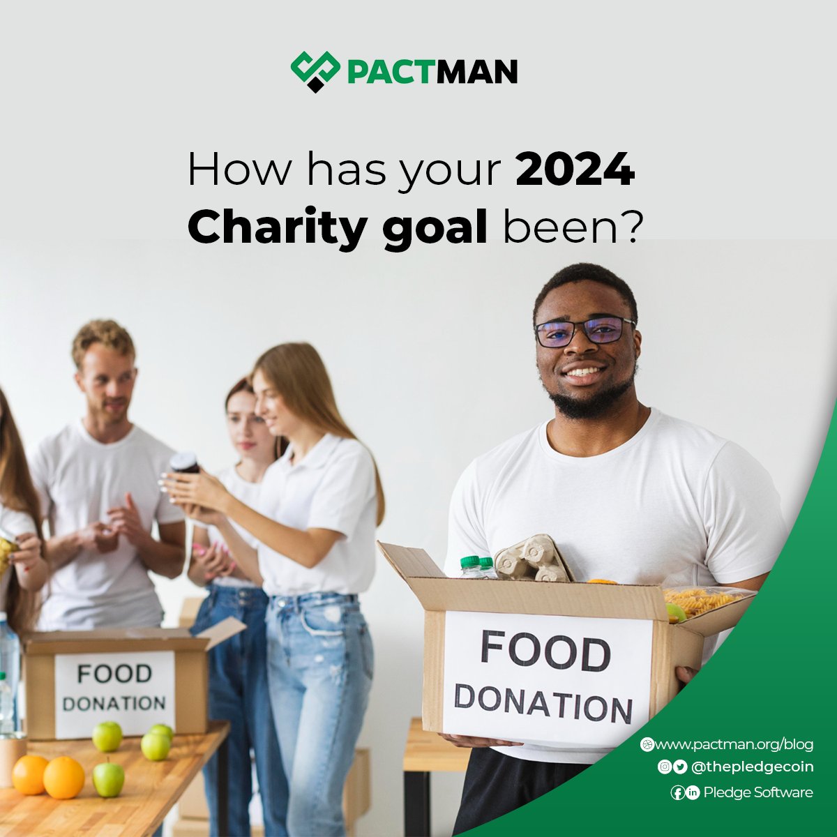 As we stride through the year, it's time to check in on those philanthropic aspirations. Share your charity journey with us! How have you been making a positive impact in 2024?  

#CharityGoals #pactman #xbox #jasmine  #putin #elvis #grammys #diaz #Ukraine #karen #Solana #billie