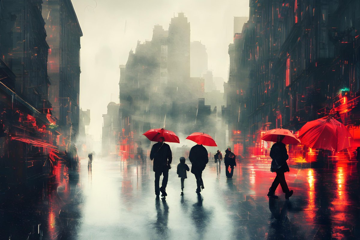 kotchovision's tweet photo. #SundaySplendor: raindrops, laziness, and creativity. I love this dreary weather and it inspired me to create some rainy scenery. Stay dry, X fam! Good night. #LazySunday #RainyDayCreativity #ArtisticExpression #CreativeCommunity #Ai #AiArt #AiArtCommunity #AiArtwork @MageSpace https://t.co/EVzKhupZdF