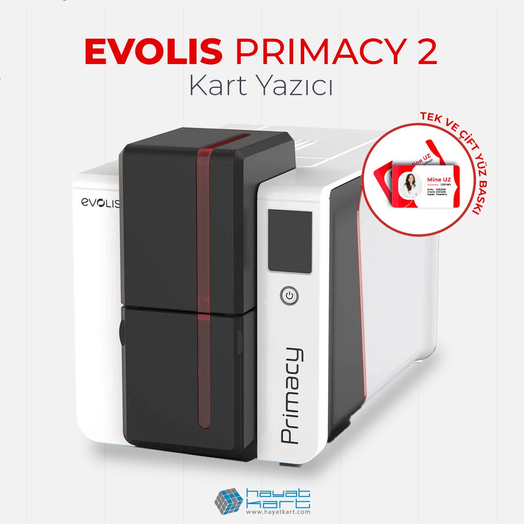 hayatkartcom's tweet image. Evolis Primacy 2 kart yazıcısı, ultra hızlı ve güçlü bir ofis yazıcısıdır. Gelişmiş kodlama teknolojisi ile kişiselleştirilmiş kartları yazdırmak için idealdir. 

#Evolis #Primacy #KartYazıcı #Transfer #Baskı #Teknoloji