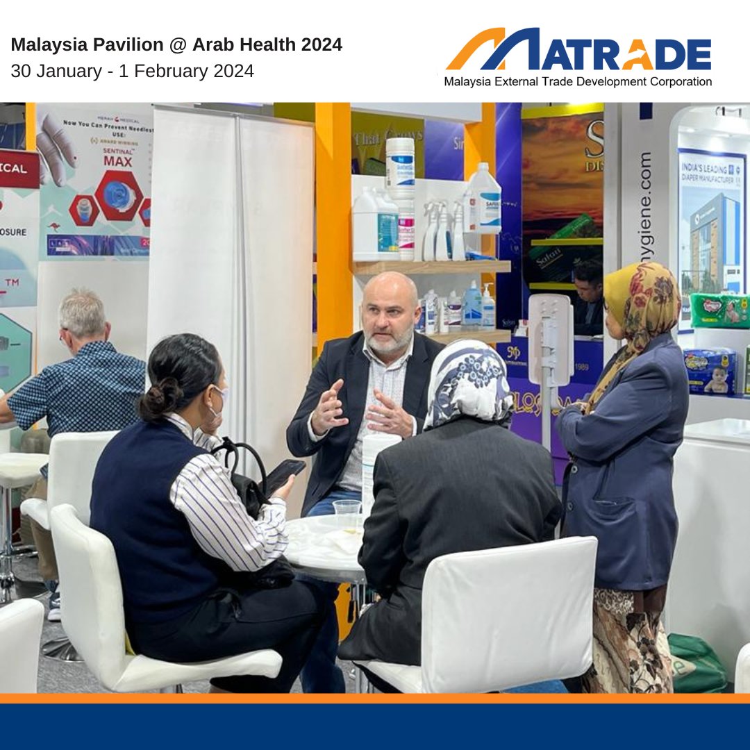 This proactive approach ensures that Malaysian exhibitors were well-equipped to navigate the dynamic healthcare landscape in the Gulf region. 

#MATRADE 
#ChooseMalaysia 
#ArabHealth2024