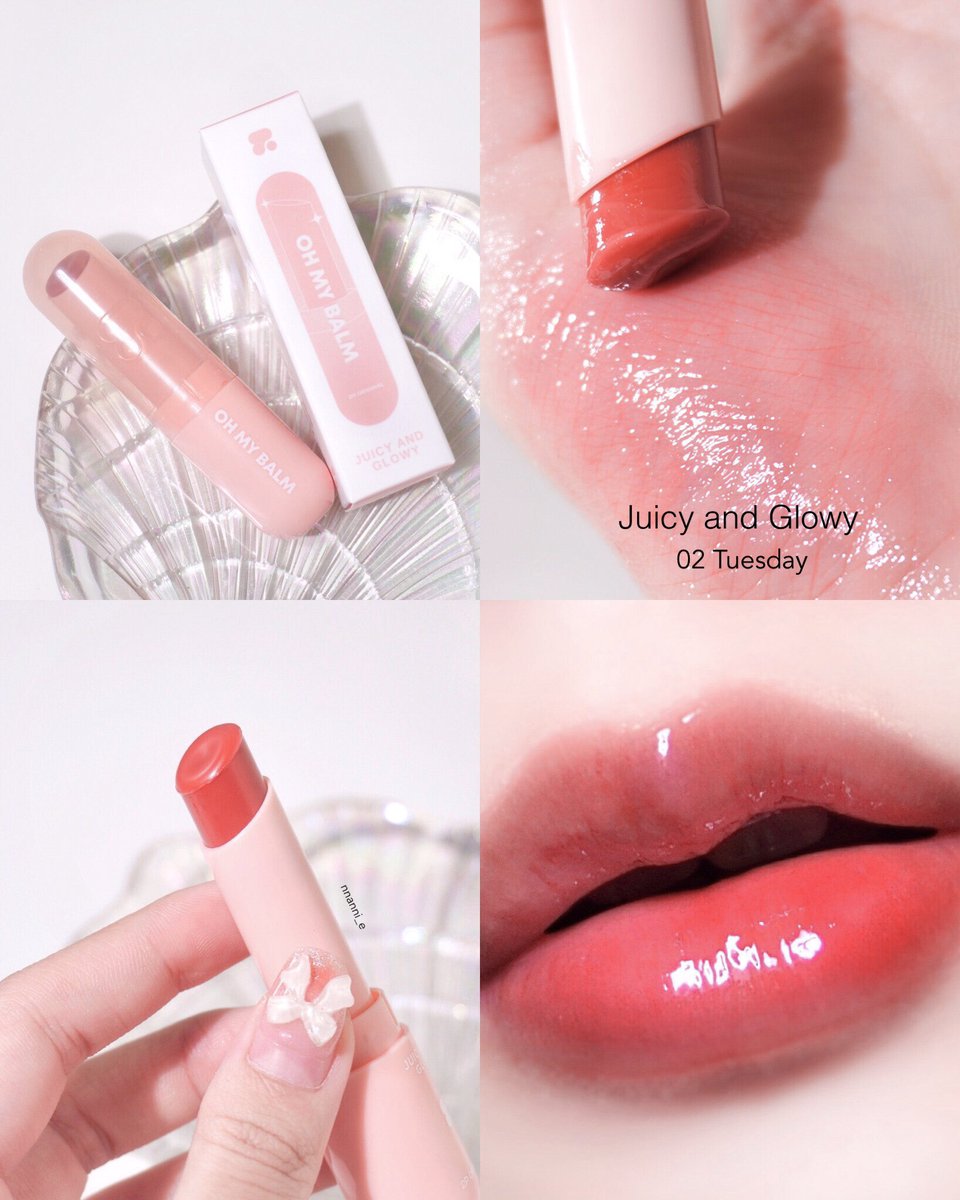 nnannie_e's tweet photo. 2P Original 🍑ทำถึงนะ ลิปบาล์มเนื้อแจมตัวใหม่ OH MY BALM  สี 02 Tuesday เป็นอีกสีที่แนะนำเลยย โทนพีชๆทาเเล้ว ปากระเรื่อๆ ตัวเนื้อปาดง่าย ทาแล้วปากดูฟู ฟิลสาวเกาอ่ะแก สีนี้ทาบนปากแล้วดูธรรมชาติ มีชีวิตชีวาา สุดๆๆเด้ออ https://t.co/UshlZcnX59