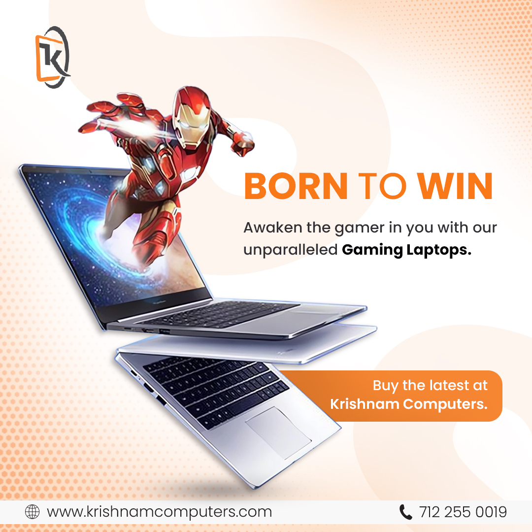 KrishnamCompNgp's tweet photo. Level up with our brand-new Gaming Laptops, small size, BIG wins! 💪💻 Play Hard, Play Smart! Buy yours at Krishnam Computers.
.
.
.
#MondayMotivation #TechTrends #gamingpc #nagpur #FutureTech https://t.co/eyB8X4Dbg6