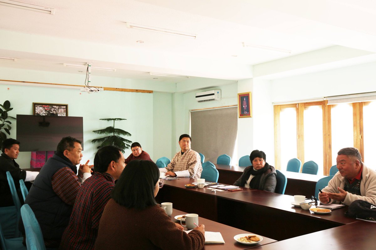 rspnbhutan's tweet photo. RSPN received team from @icimod &amp; Department of Toursim to consult on the development of a roadmap for collaborative action on strengthening role of #ecotourism in Bhutan and we look forward to working together to conserve rich biodiversity by means of sustainable livelihoods. https://t.co/lQ5DSngY5j