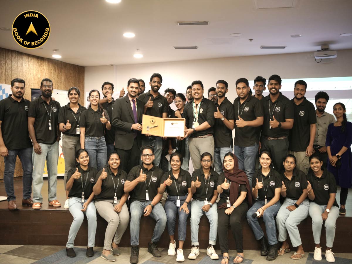 indiabookrecord's tweet image. The record for ‘Maximum Participants Attending a Live online Technical #Workshop’ was set by Techmaghi LLP, Kerala. Total of 28748 participants registered &amp;amp; attended ‘LIVE’ online #technicalworkshops on various topics in 3 hrs, 12 mins &amp;amp; 34 secs.

Read At: indiabookofrecords.in/maximum-partic…