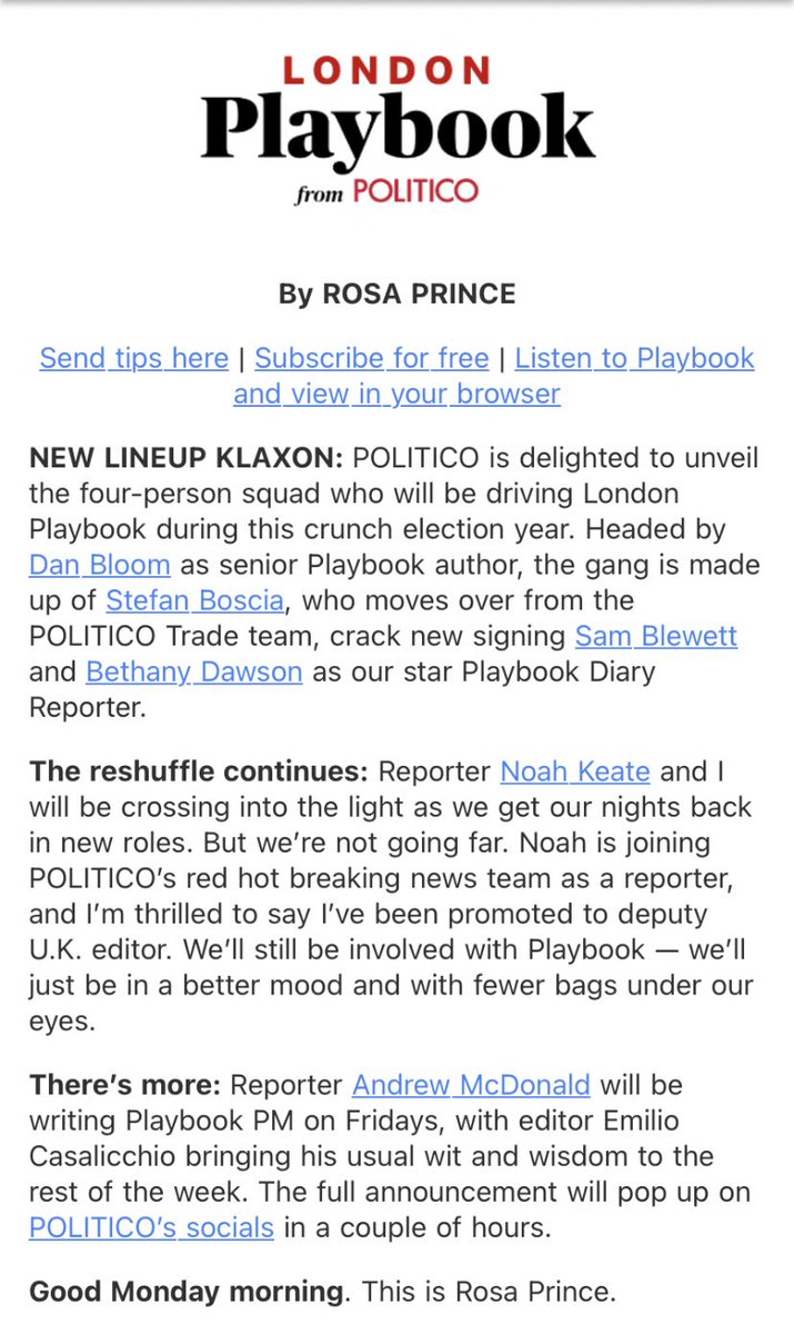 bethanymrd's tweet image. In some 🚨 😎 professional news 😎 🚨 I am officially one of the jammiest people in Westminster. I am shifting over to join the incredible Playbook team as a new diary reporter, where I’ll be focusing on getting the inside scoop on all the SW1 events.