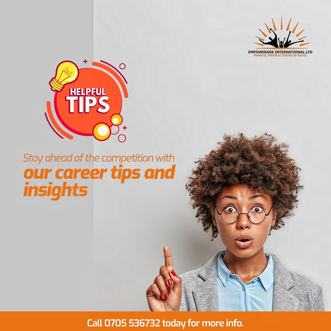 Happy New week, carry on like the star you are!

From resume writing to interview techniques, we've got you covered. #CareerAdvice

#ProfessionalTips #MondayMotivation