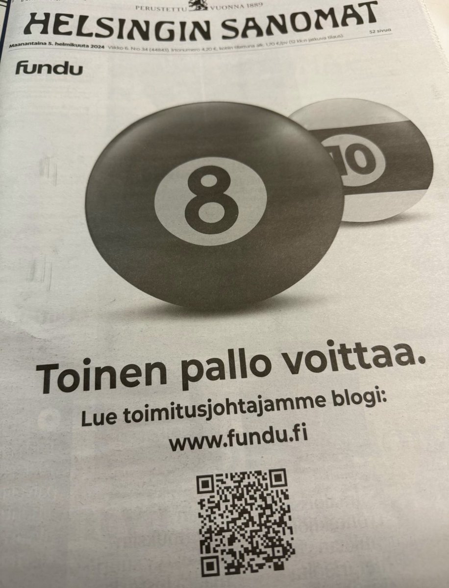 Toinen pallo voittaa. Presidentin valinta tärkempää nyt kuin vuosikymmeniin. <a href="/lassevuola/">Lasse Vuola</a> erinomainen blogi lassevuola.fi #presidentinvaalit <a href="/alexstubb/">Alexander Stubb</a> <a href="/Haavisto/">Pekka Haavisto</a> <a href="/hsfi/">Helsingin Sanomat</a>