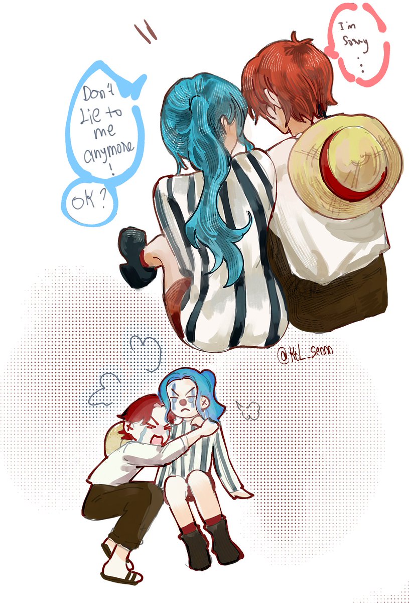 ktl_sennn's tweet photo. 😭
#シャンバギ #shuggy #Buggy #Shanks https://t.co/ejaDw7wHdZ