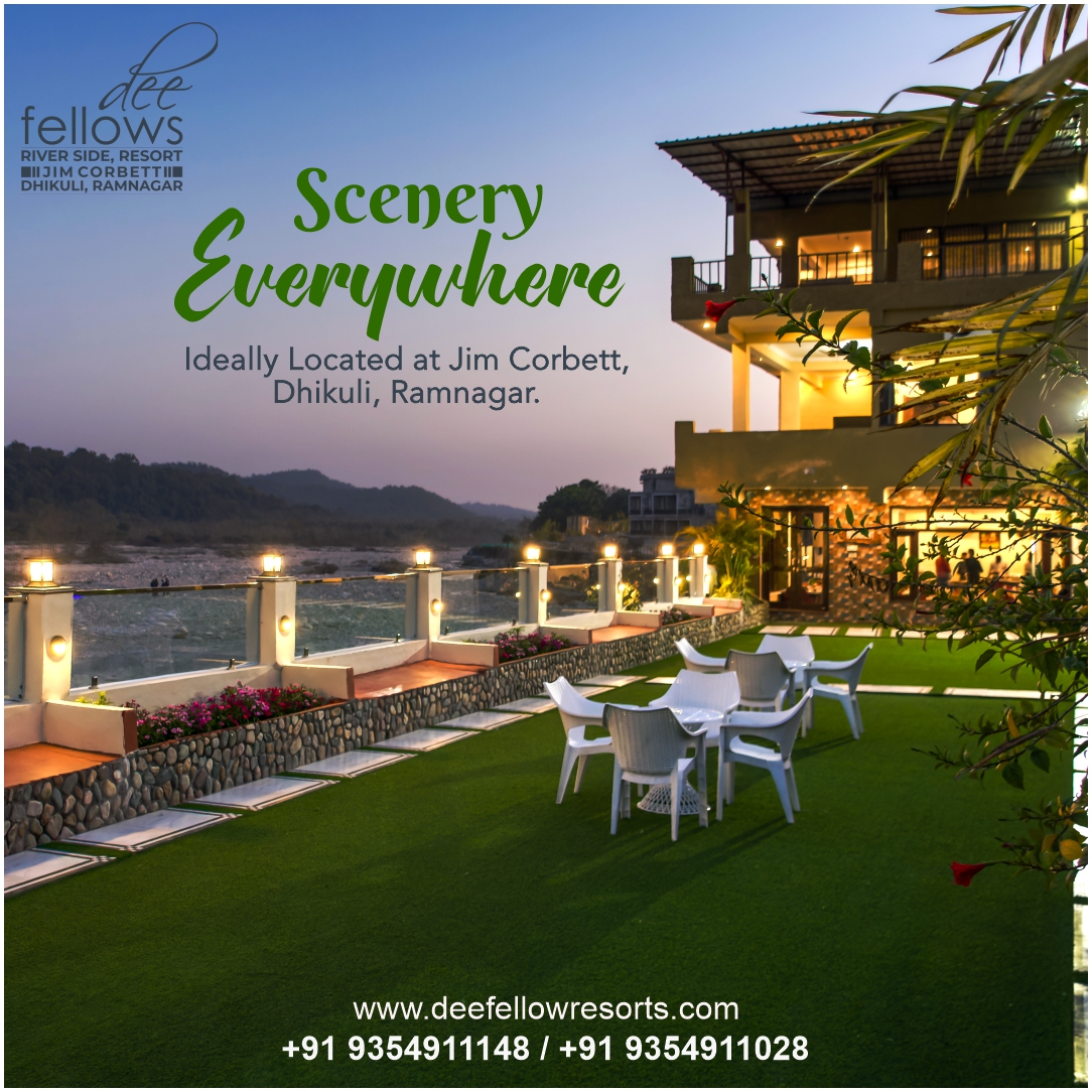 Indulge in a picturesque escape with luxurious accommodations, stunning views, and the tranquility of nature, available exclusively at Dee Fellows Riverside Resort.

#deefellowsresort #booknow #bestdestinations #bestresorts #luxuryresort #jimcorbett #uttarakhand #luxuryresort