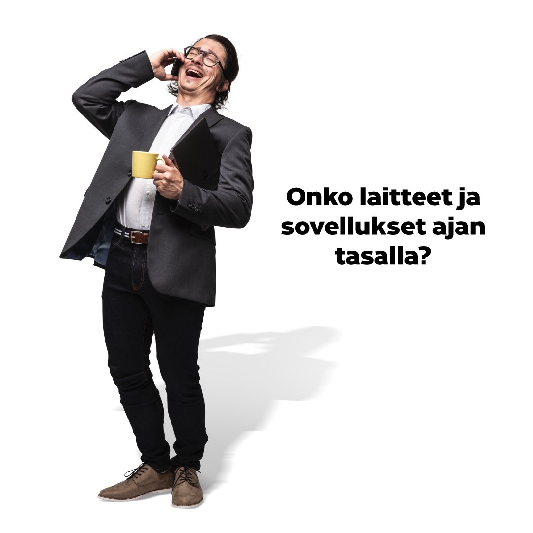 CERTFI's tweet photo. Päivitys päivässä saa paremmalle päälle! Pidä älylaitteet, sovellukset ja käyttöjärjestelmät ajan tasalla. Kotona ja töissä.

#mediataitoviikko #tietoturva #kyberturvallisuus https://t.co/jqetytTg3s