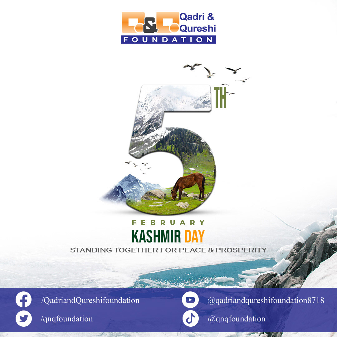 M_AshrafQadri's tweet image. Kashmir Day, 5th February🕊️🤝
#KashmirDay #5Feb #UNITYforPeaceAndDevelopment