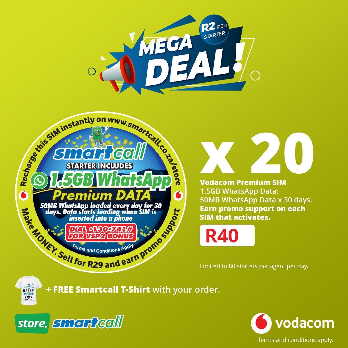 SmartcallVSP2's tweet photo. Do you need more VodacomVSP2 REMIUM starter packs? You can place an order right away ๐ทhttps://t.co/cf8W8rFNUg.
Delivery takes 2-4 working days, depending on your area!
#SmartcallPremiumBoost #VodacomVSP2PremiumSIM https://t.co/R10Ub93hKm