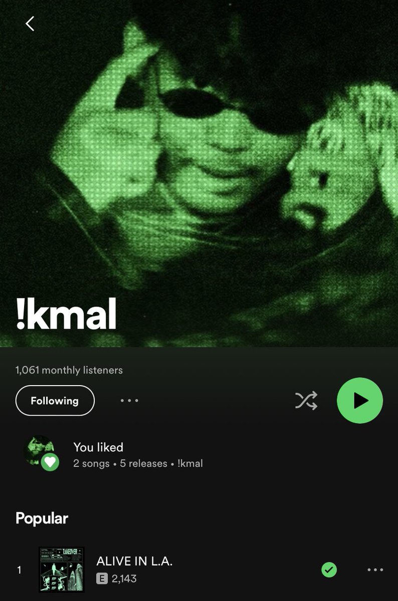 1kmalnajmi's tweet image. alhamdulillah, thank you for 1k monthly listeners on spotify. keep streamingggg da albummmm ahhhh  #STKL ❇️