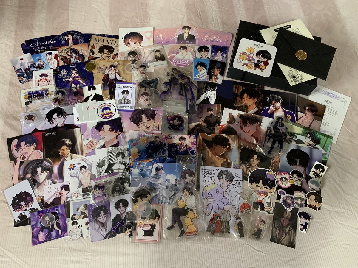 Nox_Aeterna048's tweet photo. ไปเยี่ยมเยือนโปรเจควันเกิดพี่ชไนทั้ง3เฟ่2วัน แพ็คเก็จคู่กับนุ้งกบ@BinbellIns มาค่ะ😆
ขอบคุณกอวทุกชิ้นทั้งจากทางเฟ่ และสายอาร์ต สายผลิตทุกท่าน จะเก็บรักษาอย่างดีทุกชิ้นเลยค่ะ ปลื้มปริ่มอิ่มเอมสุดๆ🥺💜✨
#AMiORE0802
#TheWhisperCafe
#FEnchanted
#พ่อหมึกหล่อคนนั้น30ยังแจ๋ว https://t.co/5l1xnQVDpM