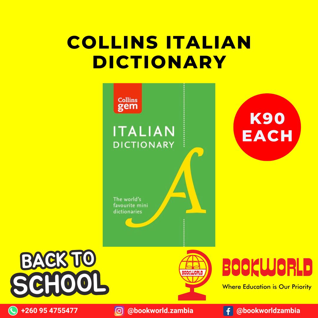 We have assorted Dictionaries readily available in all our stores, please visit us today for a copy of a dictionaries. For online shopping kindly visit bookworldzambia.com and for inquiries reach out to us via WhatsApp on 0954755477. 

#bookworldzambia