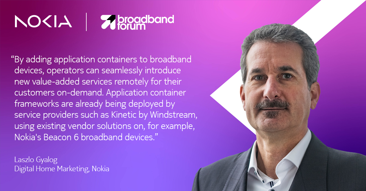 With the app-enabled services gateway, #CSPs can leverage in-home devices with built-in intelligence to offer new services and features that increase #broadband ARPU. 

Read the <a href="/Broadband_Forum/">Broadband Forum</a> white paper: nokia.ly/4840Fq0