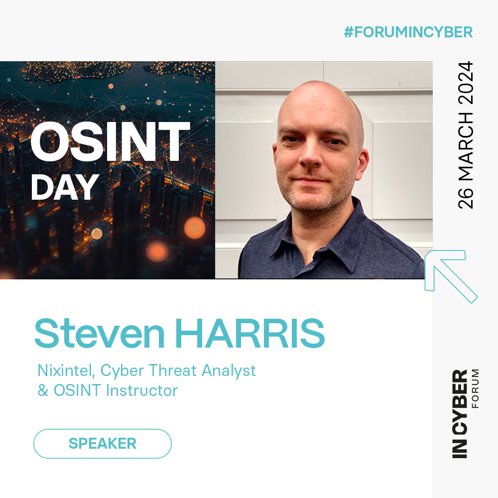 INCYBER_Europe's tweet photo. 🔍 Doppelganger: Open Source Investigation into Russian Influence in Europe" by Steven Harris. Discover historical tactics of Russia's influence, the role of OSINT, & challenges in countering these operations. Join us on 26 March! #OSINTDay #CyberSecurityExpert #ThreatIntelligence #ForumInCyber 🌐