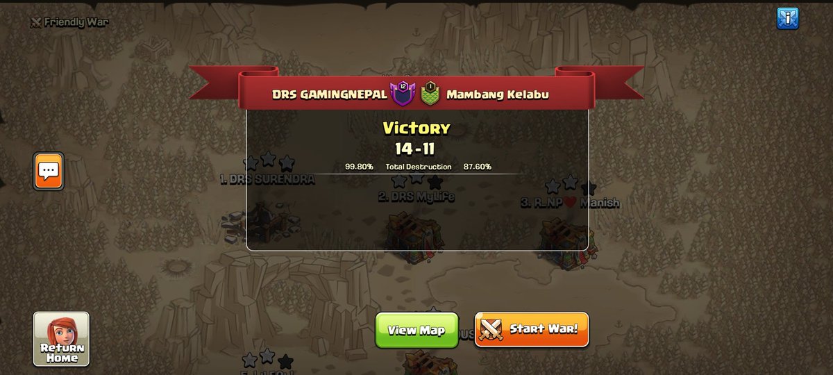 "Premier League (Hamid TNT)"
<a href="/HAMIDTNT100/">hamidtnt</a>

Round 1 🆚 #Mambang_Kelabu ✅
GG's to the Opponent🤝🤍

#GhostsOfTheMountains
#OneSpiritsOneDream
#DRS🇳🇵