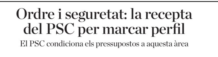 jmartigalbis's tweet photo. Si l’ordre i la seguretat que promet per Catalunya @salvadorilla són els que han promogut a Barcelona els seus companys i socis aquests últims 8 anys, millor que ho deixi estar.
@TriasperBCN https://t.co/0RmEyrB0sq
