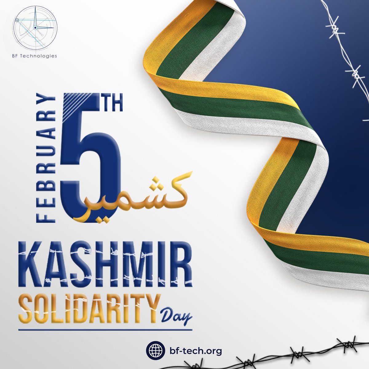 TechnologiesBf's tweet photo. Standing in solidarity with the resilient people of Kashmir on this Kashmir Solidarity Day. Let's unite for peace, justice, and a brighter future for all. 🕊️🤝
#KashmirSolidarityDay #PeaceForKashmir #BFtech https://t.co/ov6b9Ti6jw
