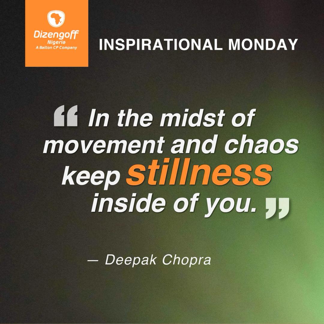As the world whirls around you, let stillness be your anchor. In the dance of challenges and triumphs, find solace in the quiet power within. 

Rise above the tumult, carry stillness in your heart, and let it be the force that transforms chaos into opportunity.