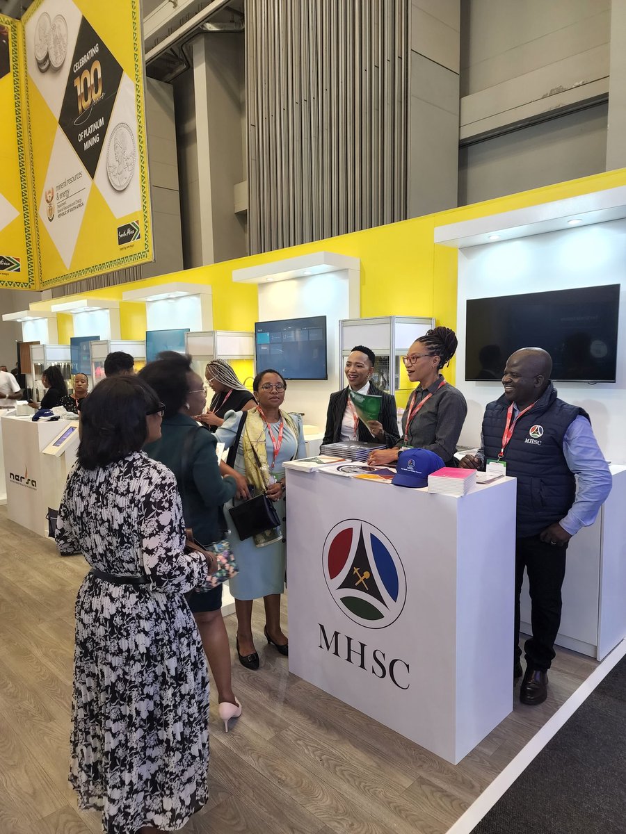 Zero harm mission underway at Mining Indaba 2024. The MHSC team championing Zero Harm for mine workers