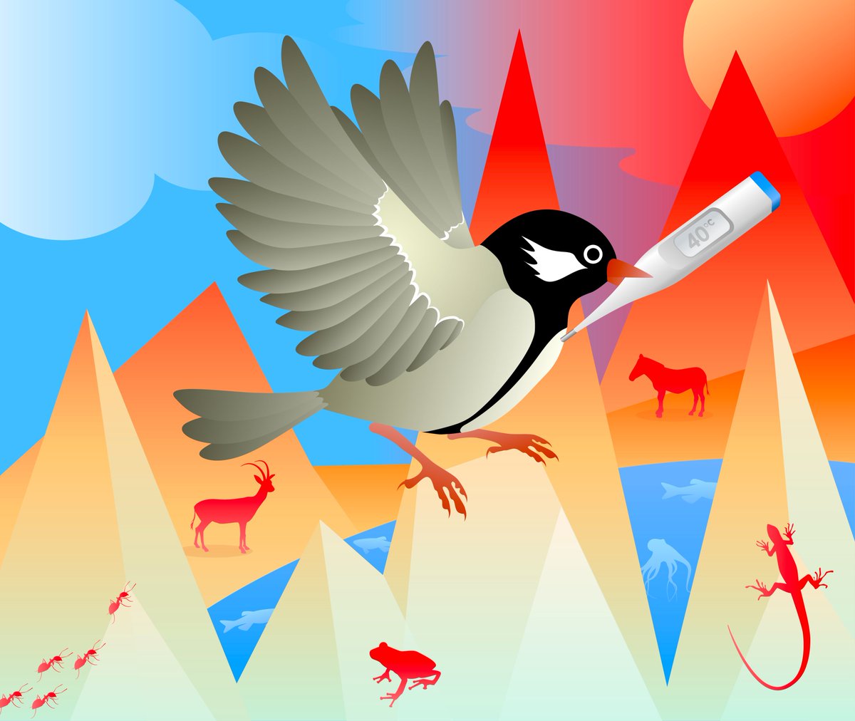 In a new review, @HauMichaela &amp; colleagues explore the role of hormonal flexibility as a mechanism that allows animals to cope with changing temperatures. They discuss this over long and short time periods and different hierarchical levels (like populations, species or