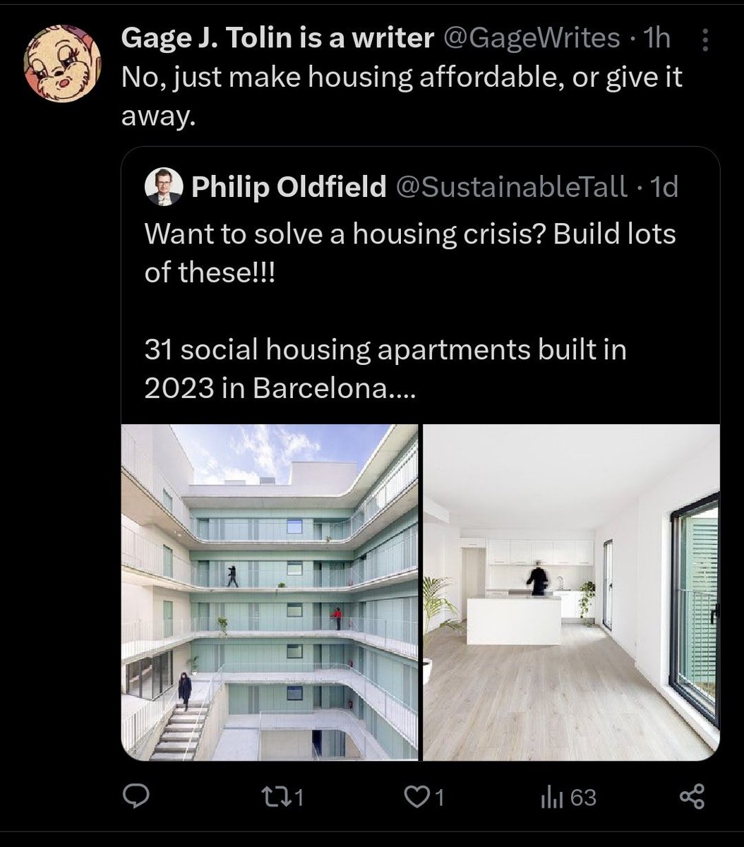 Housing discourse is fucked