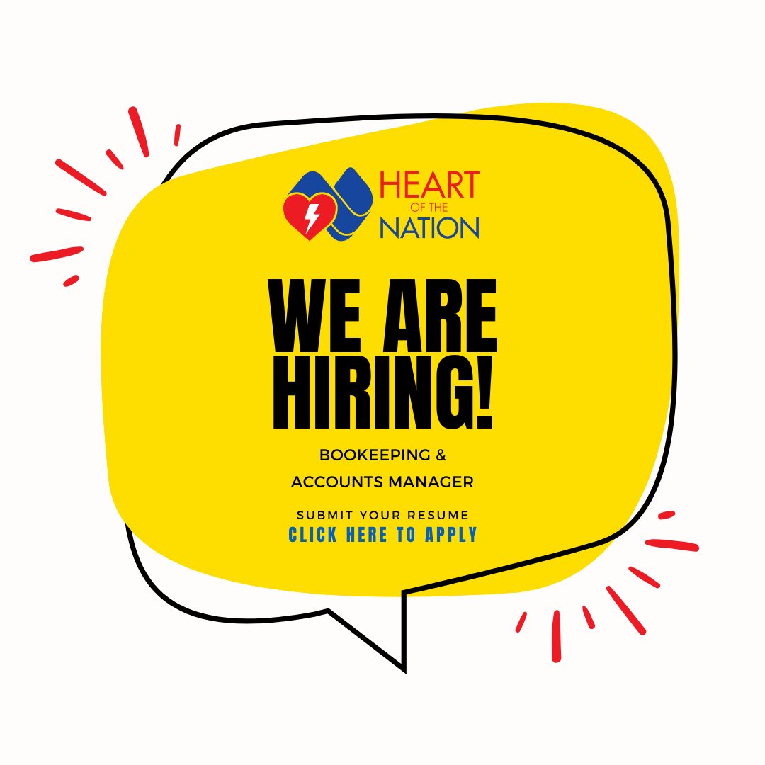 Heart of the Nation is on the hunt for a star Bookkeeping &amp; Accounts Manager to bring their energy and expertise to our full-time team in Norwest!. Be part of a life-saving mission! Apply now at hubs.ly/Q02jN3Hy0